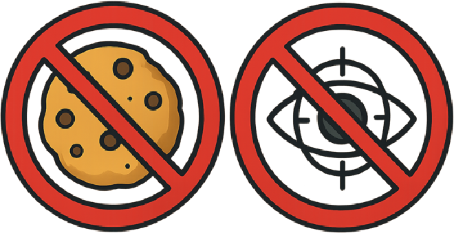 No Cookies, No Tracking